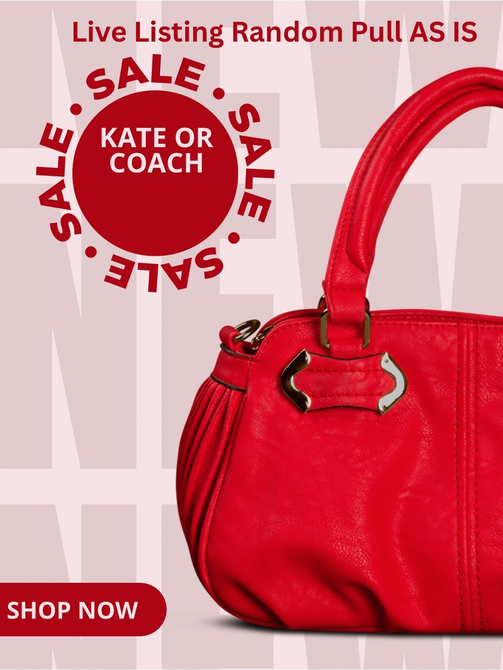 Live Listing Kate Or Coach Tory AS IS FINAL SALE